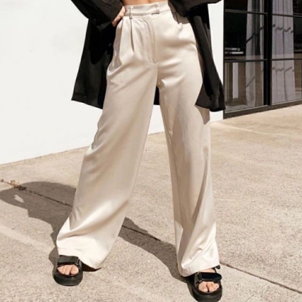 NEW PRINCESS POLLY Satin High Waisted Pants